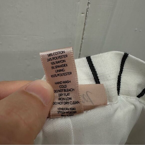 Willow and‎ root lined black and white striped skirt. women's xs. - Picture 5 of 5